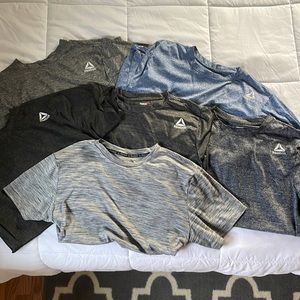 6 PACK!! Men’s Reebok performance athletic t-shirts!
